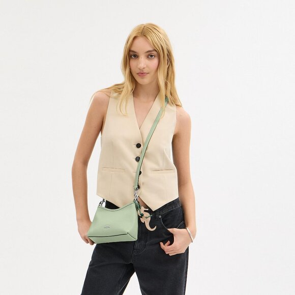 Laurel Small Shoulder Bag With Seahorse Charm - Picture 5 of 10